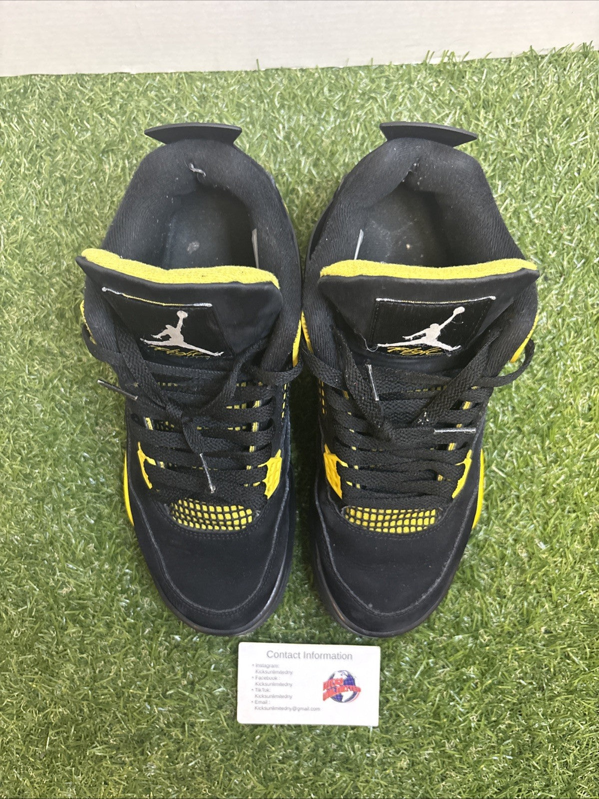 Size 8.5   Jordan 4 Retro Mid Thunder1
