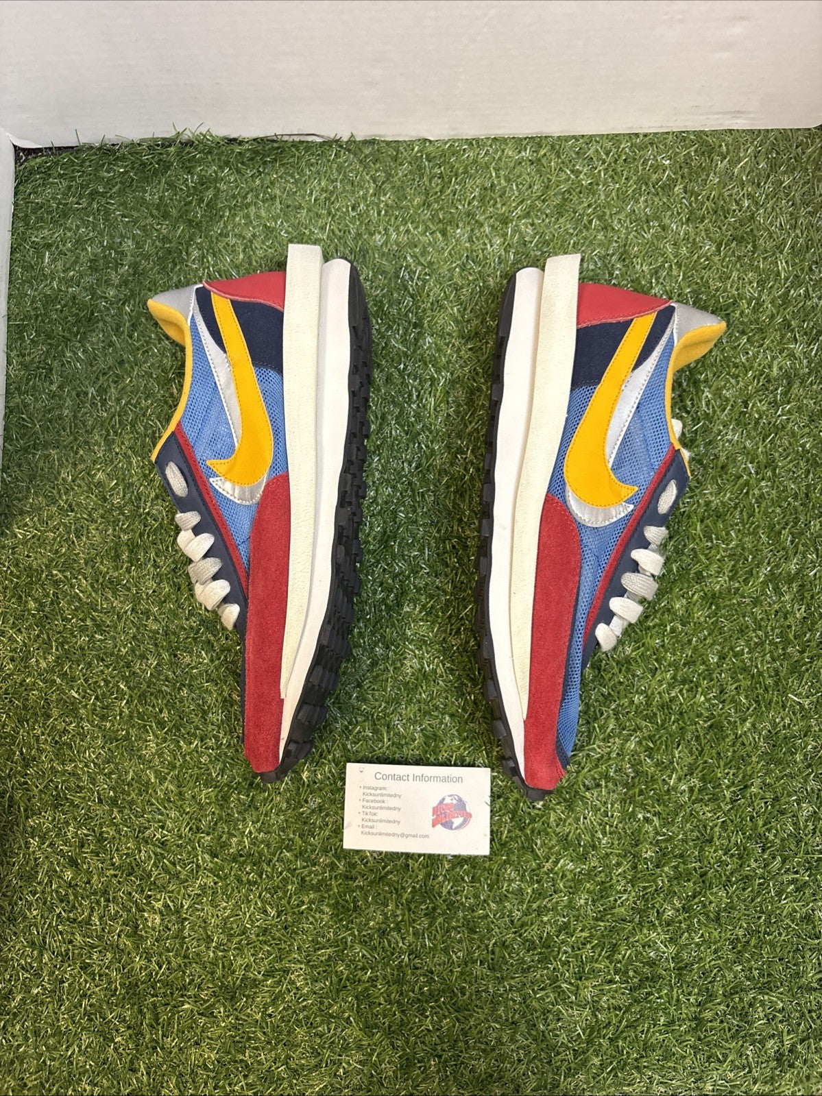 Size 12   sacai x Nike LDWaffle Varsity Blue6
