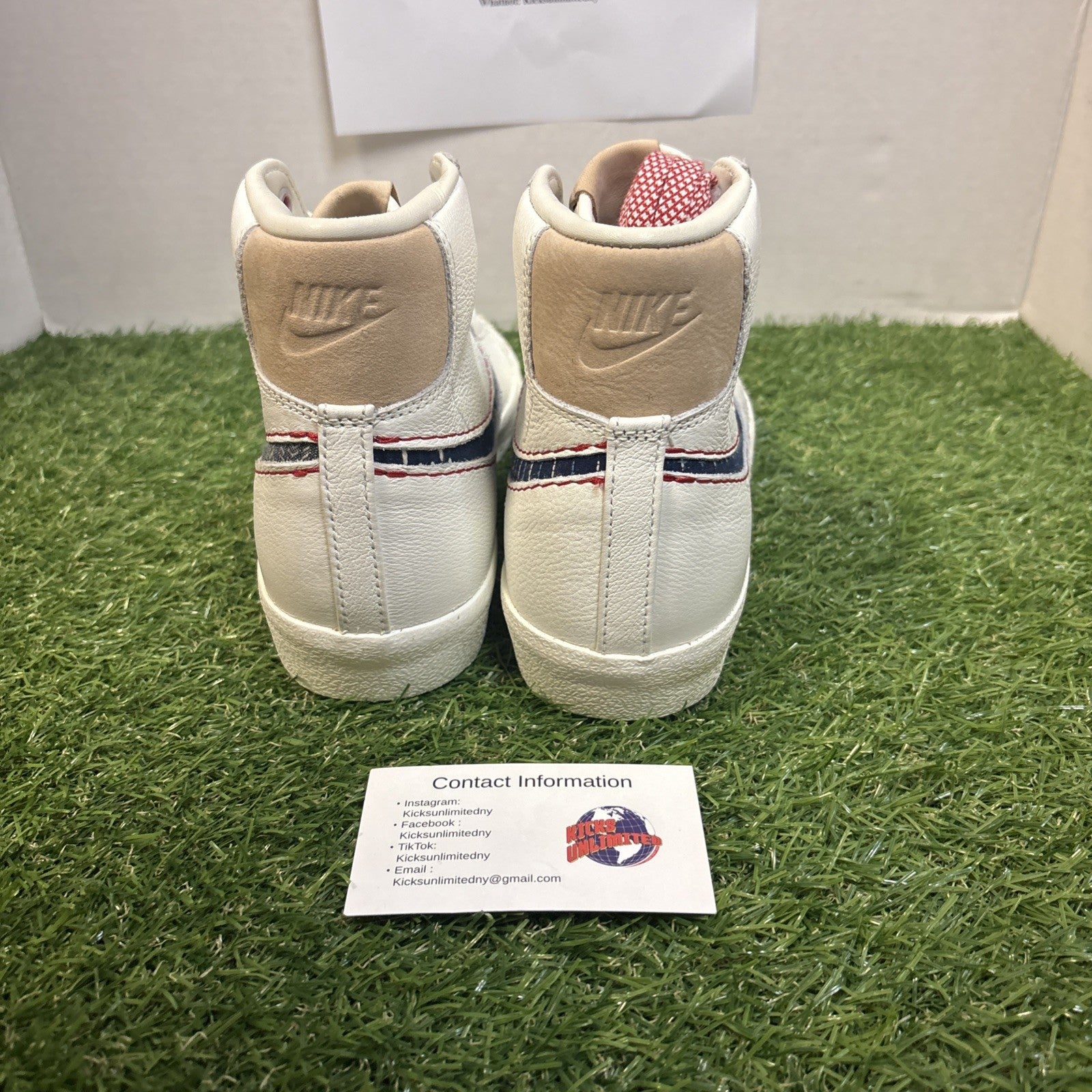 Size 9   Denham x Nike Blazer Mid Sail6