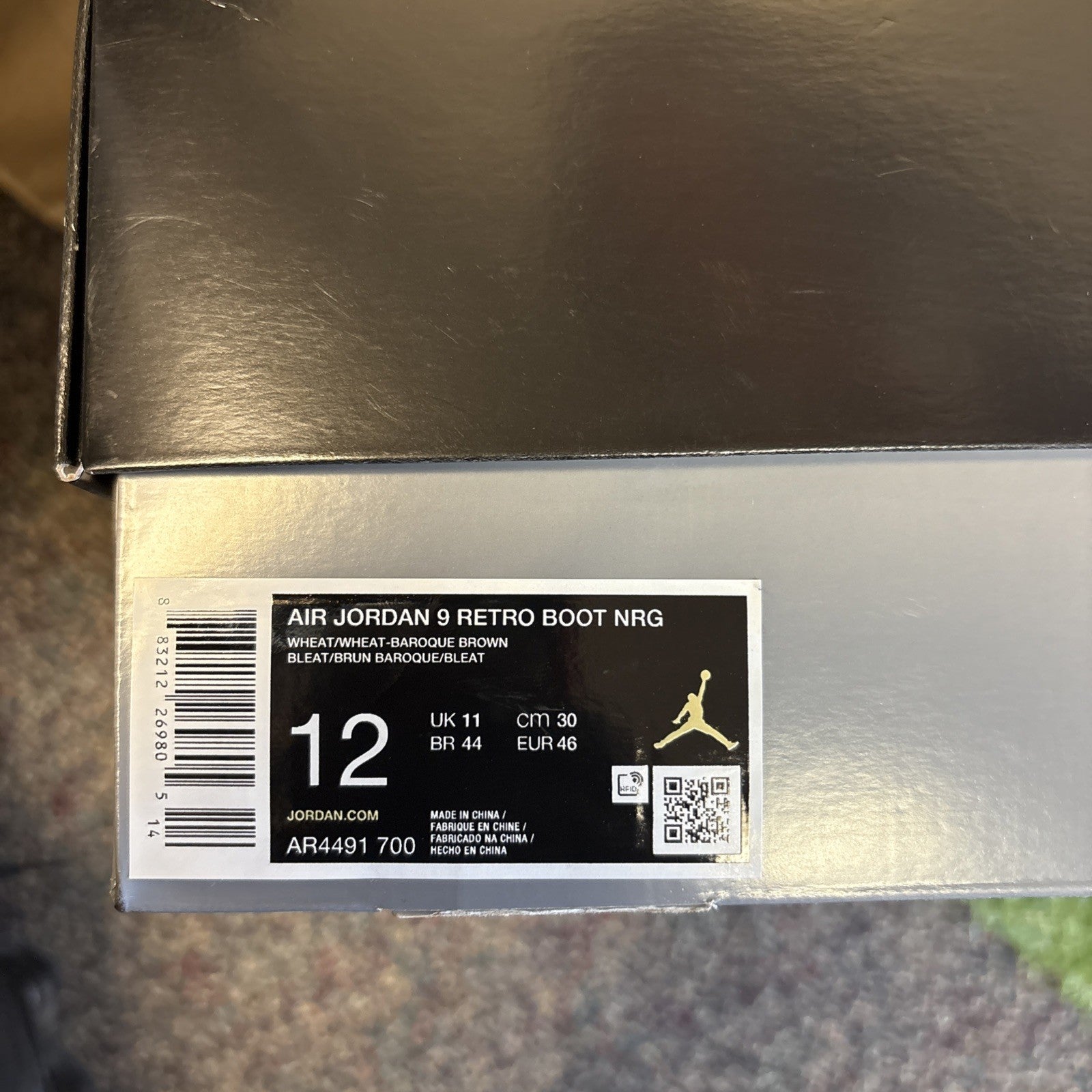 Size 12 - Jordan 9 Retro Boot NRG Wheat 20185