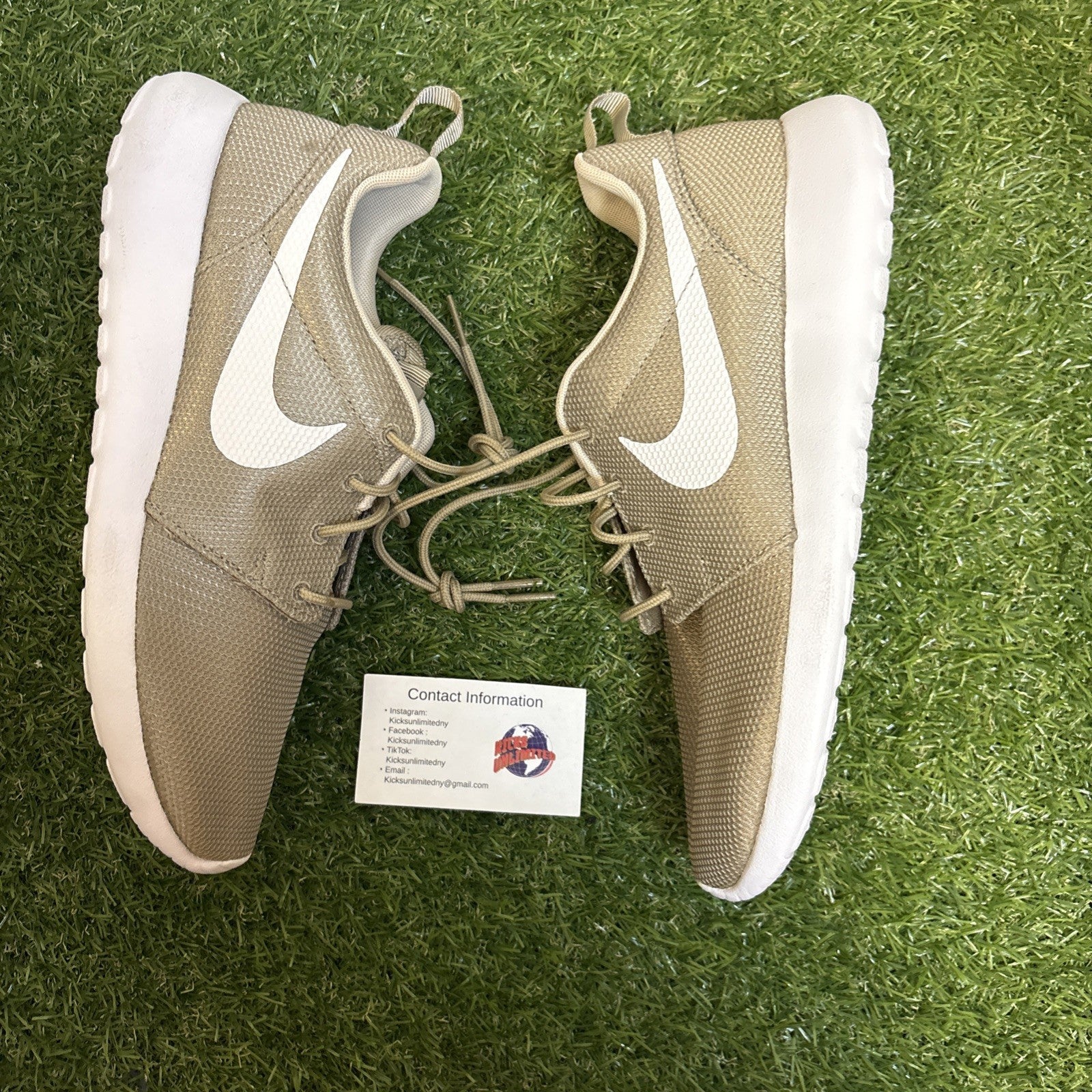 Size 8.5   Nike Roshe Run One Khaki1