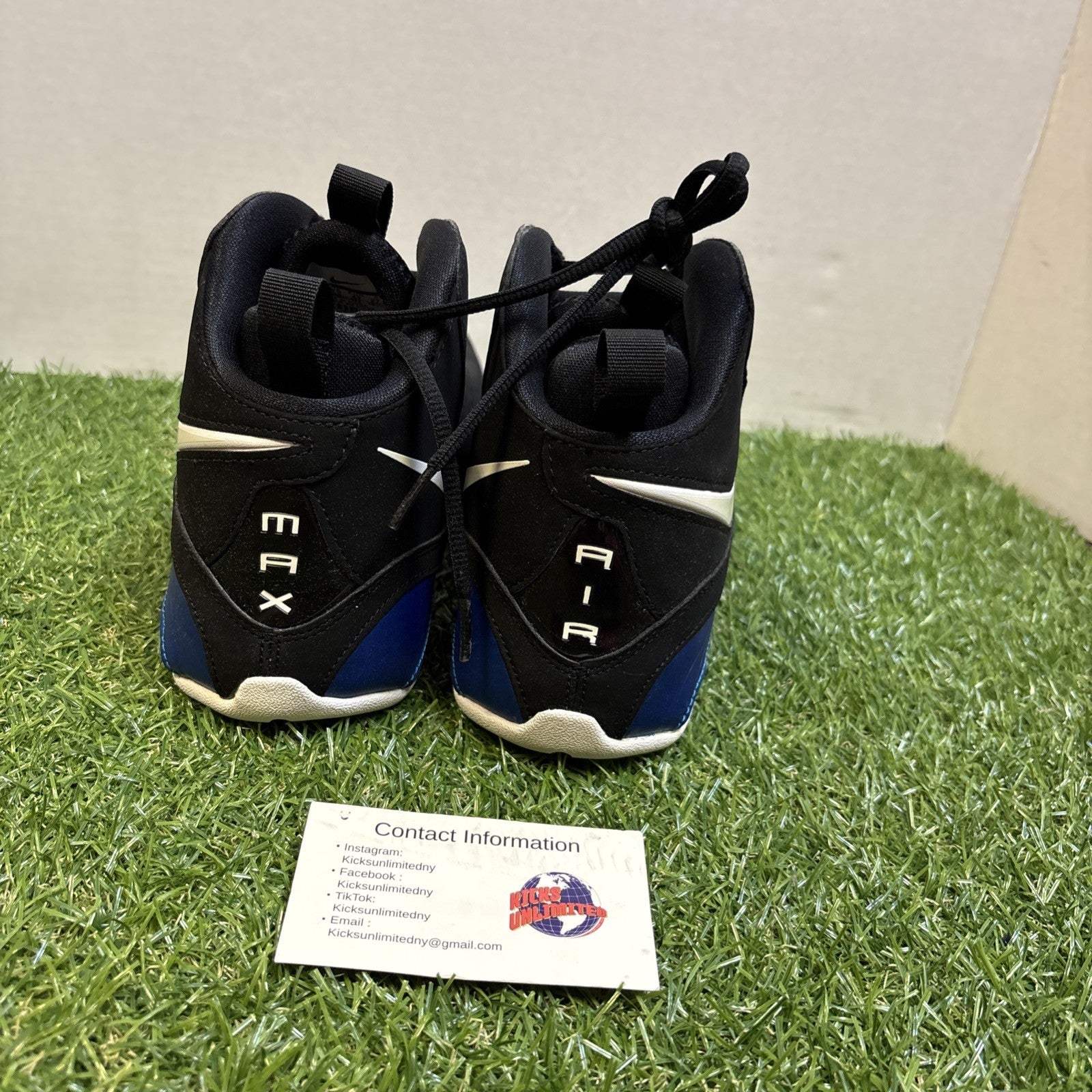 Size 9.5   Nike Air Max Wavy University Blue3