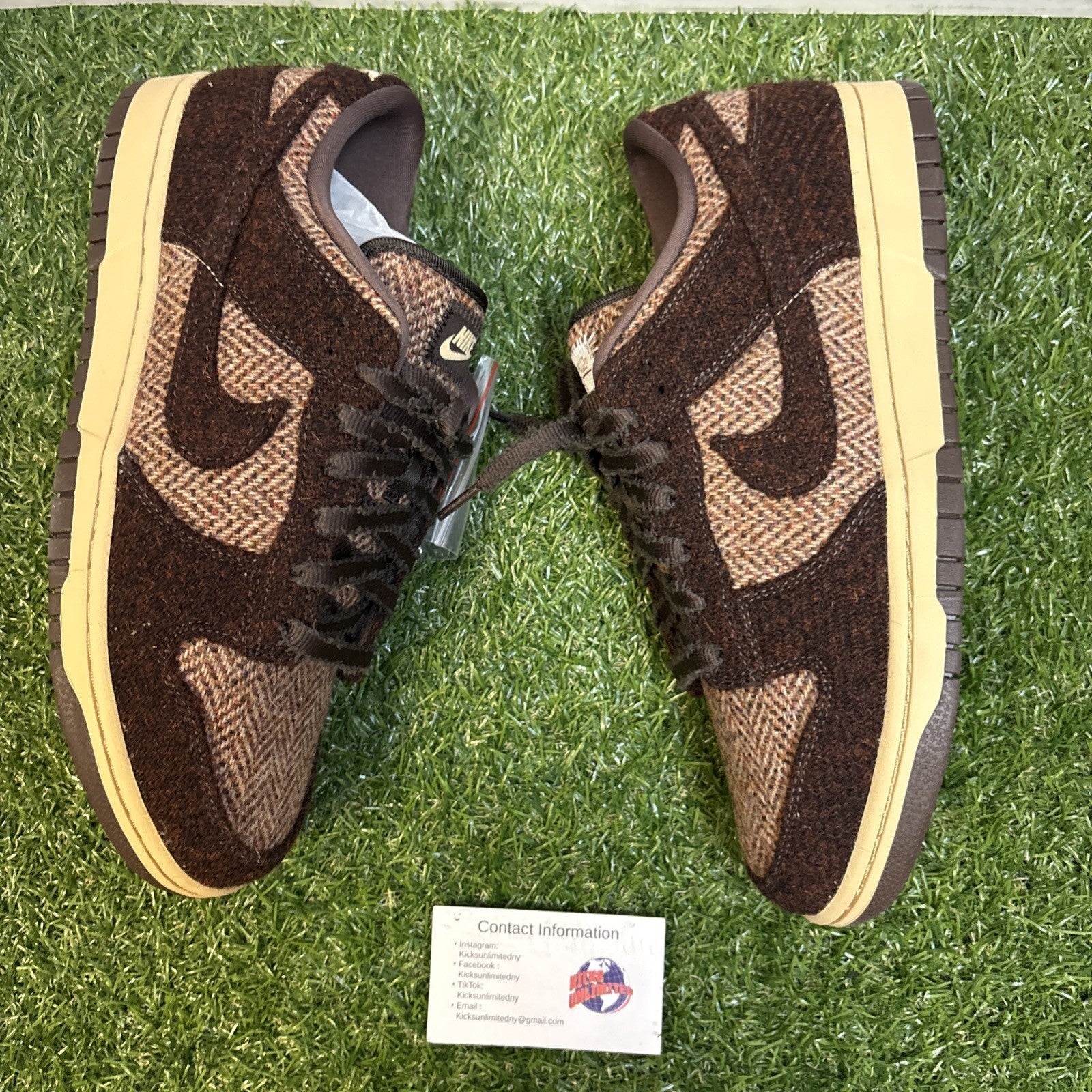 Nike Dunk low Harris Tweed Sesame   Women’s Size 120