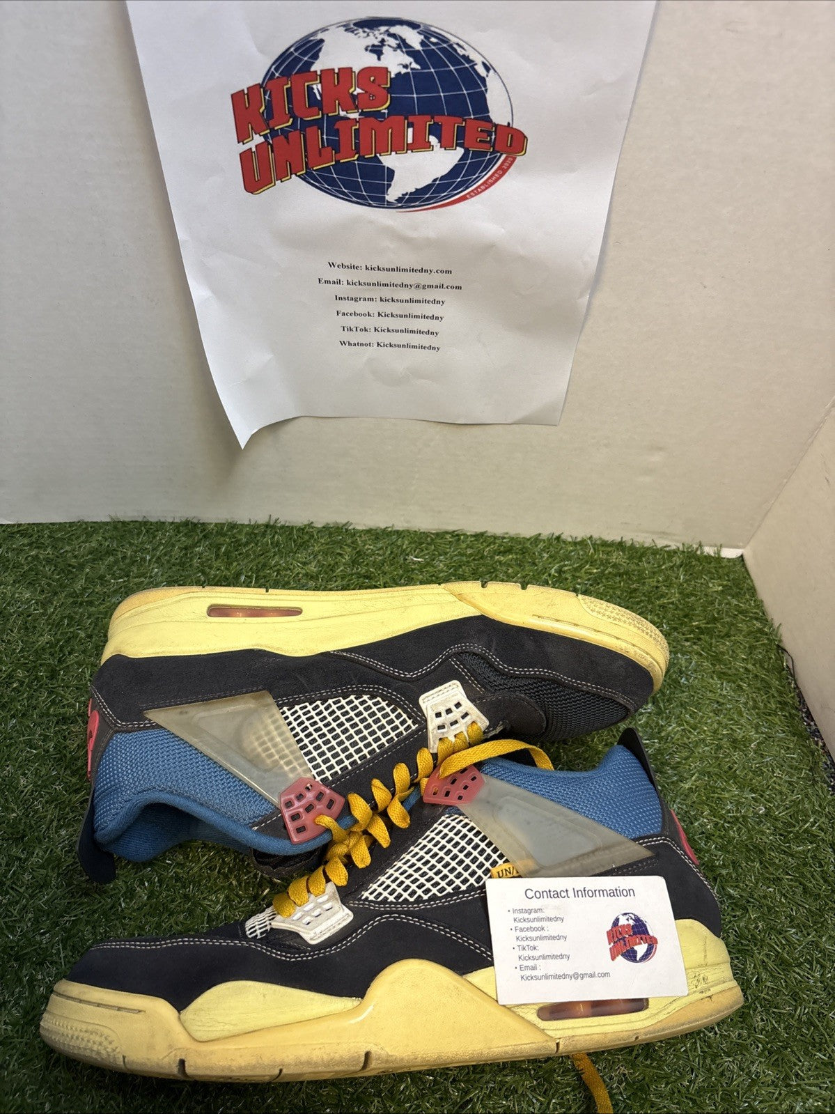 Size 13 - Jordan 4 Retro x Union LA Mid Off Noir0