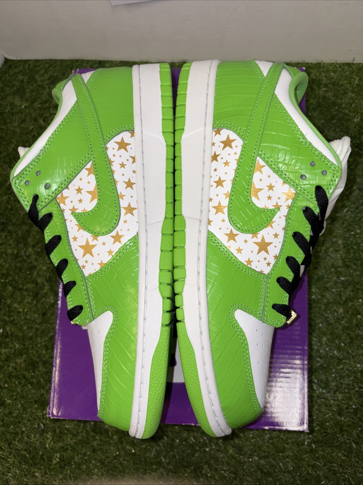Size 10.5   Supreme x Nike Dunk OG SB QS Low Mean Green3