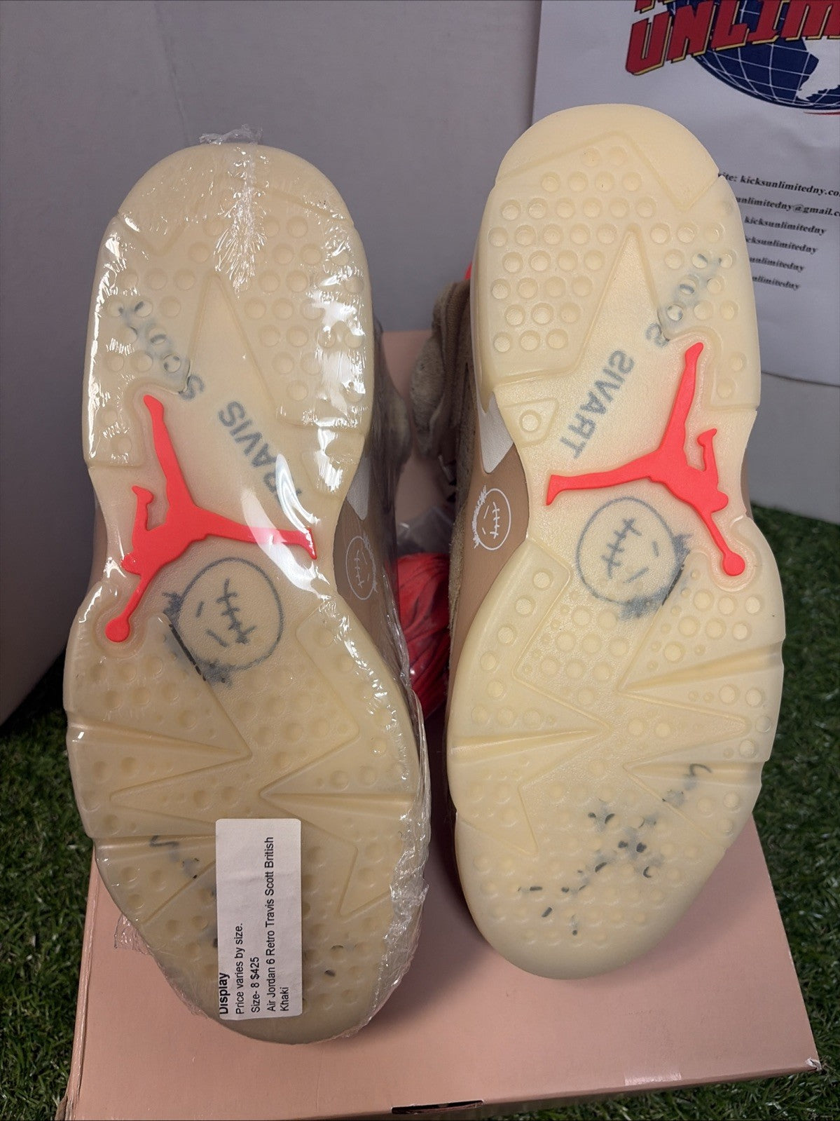 Size 8 - Jordan 6 Retro x Travis Scott Mid British Khaki4