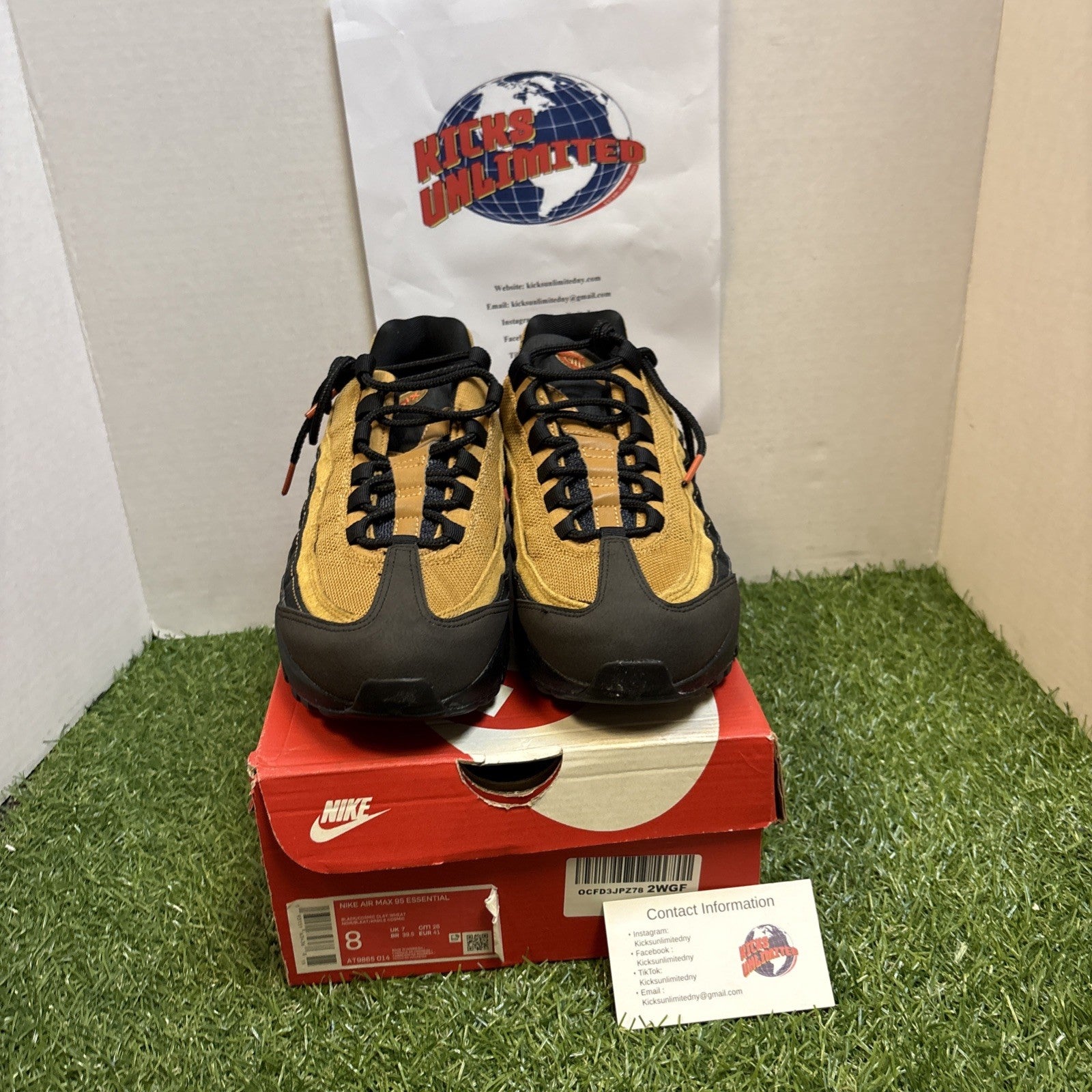 Size 8   Nike Air Max 95 Essential Cosmic Clay Black Wheat3
