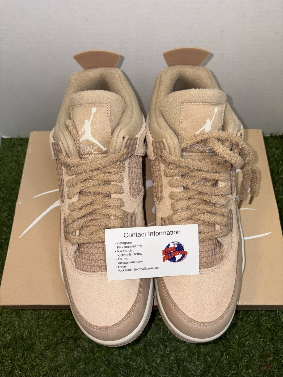 Air Jordan 4 Retro Hemp Light Orewood Brown HV0823-200 Womens Size 113