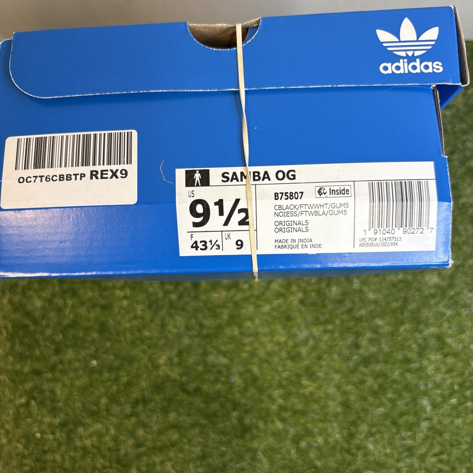 Size 9.5 - adidas Samba OG Black Gum4