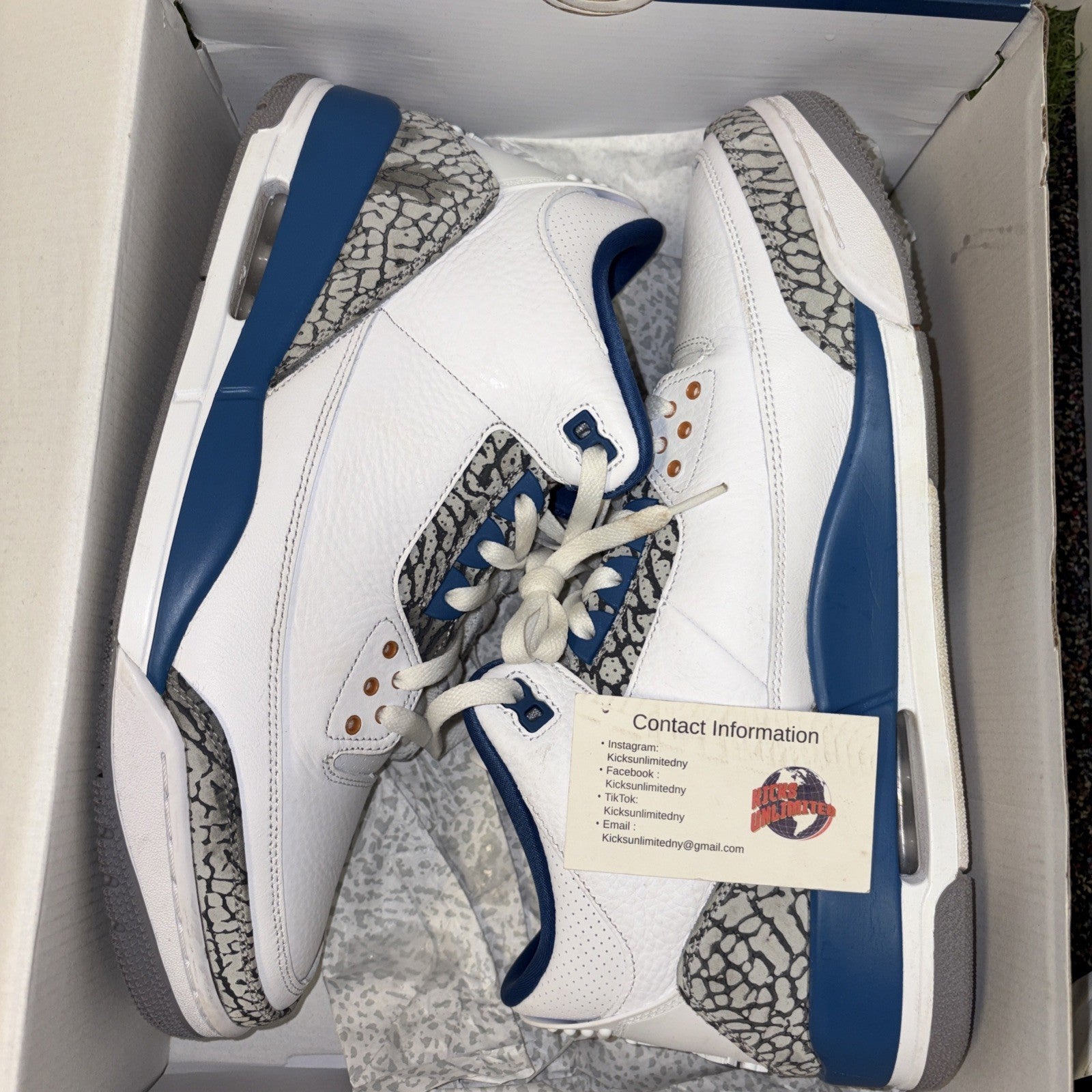 Size 13   Jordan 3 Retro Mid Washington Wizards0