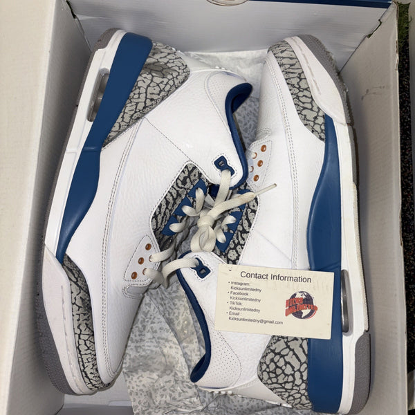 Size 13   Jordan 3 Retro Mid Washington Wizards0