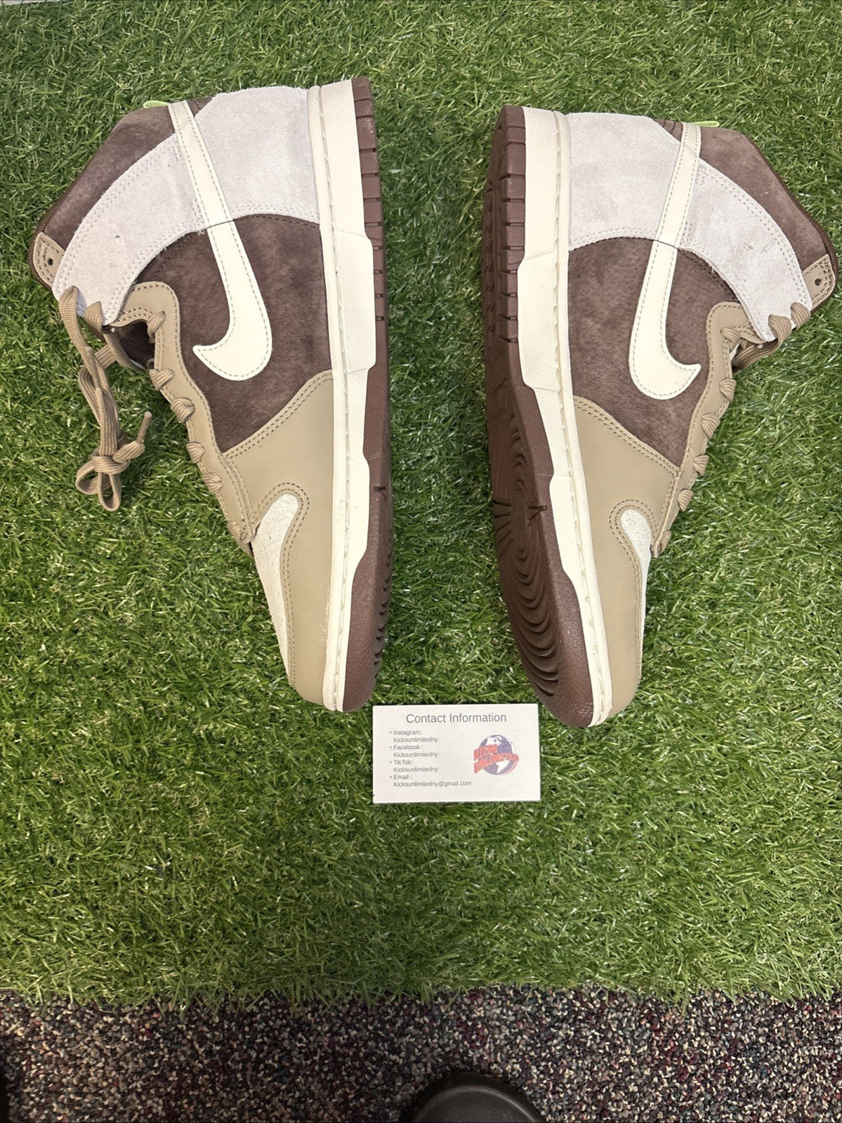Size 10.5   Nike Dunk High Light Chocolate2