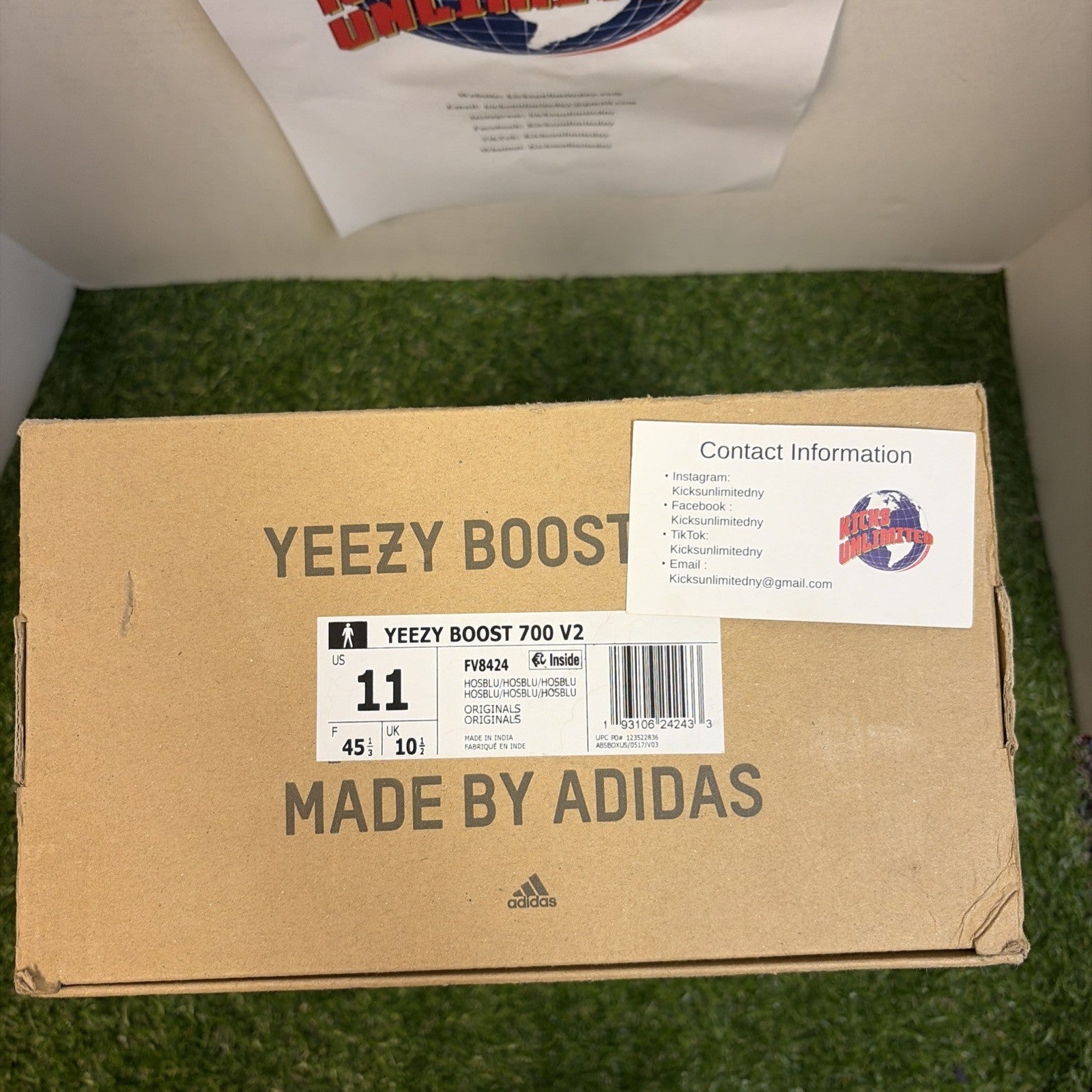 Size 11 - adidas Yeezy Boost 700 V2 Hospital Blue1