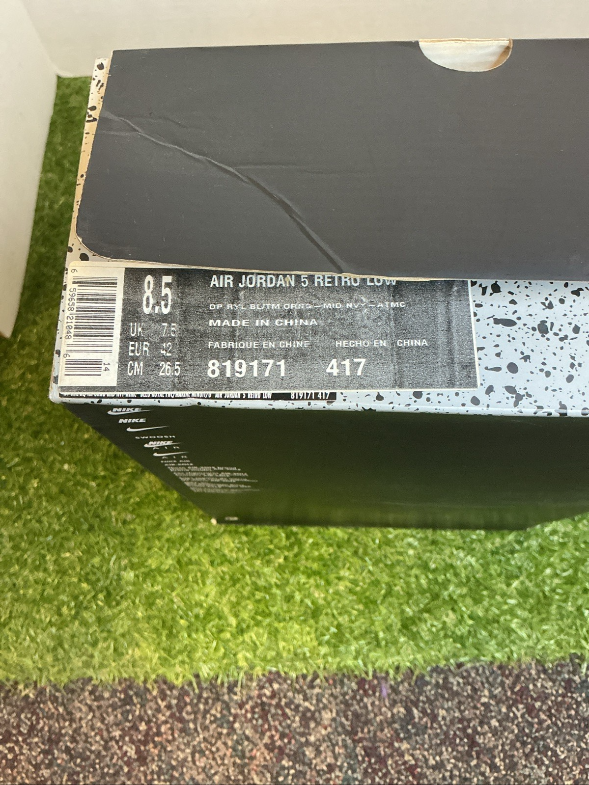 Size 8.5 - Air Jordan 5 Retro Low Knicks 819171-4175