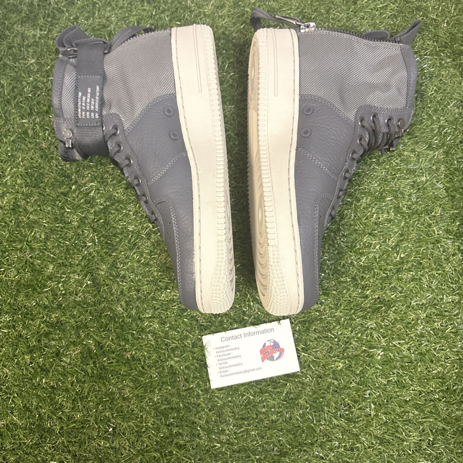 Size 8.5   Nike SF Air Force 1 Mid Dark Grey3