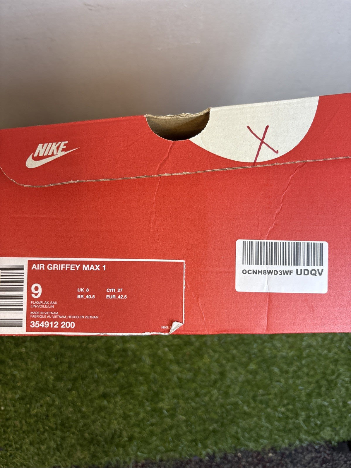 Size 9 - Nike Air Griffey Max 1 Flax5