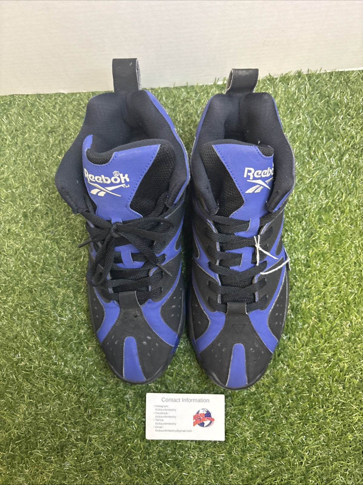 Size 10   Reebok Kamikaze 1 Mid Blue Print1