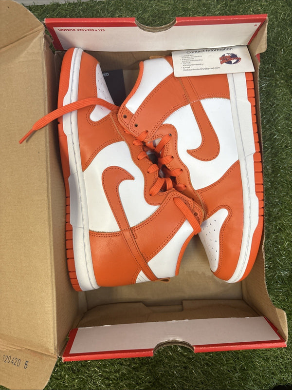 Size 8.5   Nike Dunk SP 2021 High Syracuse0