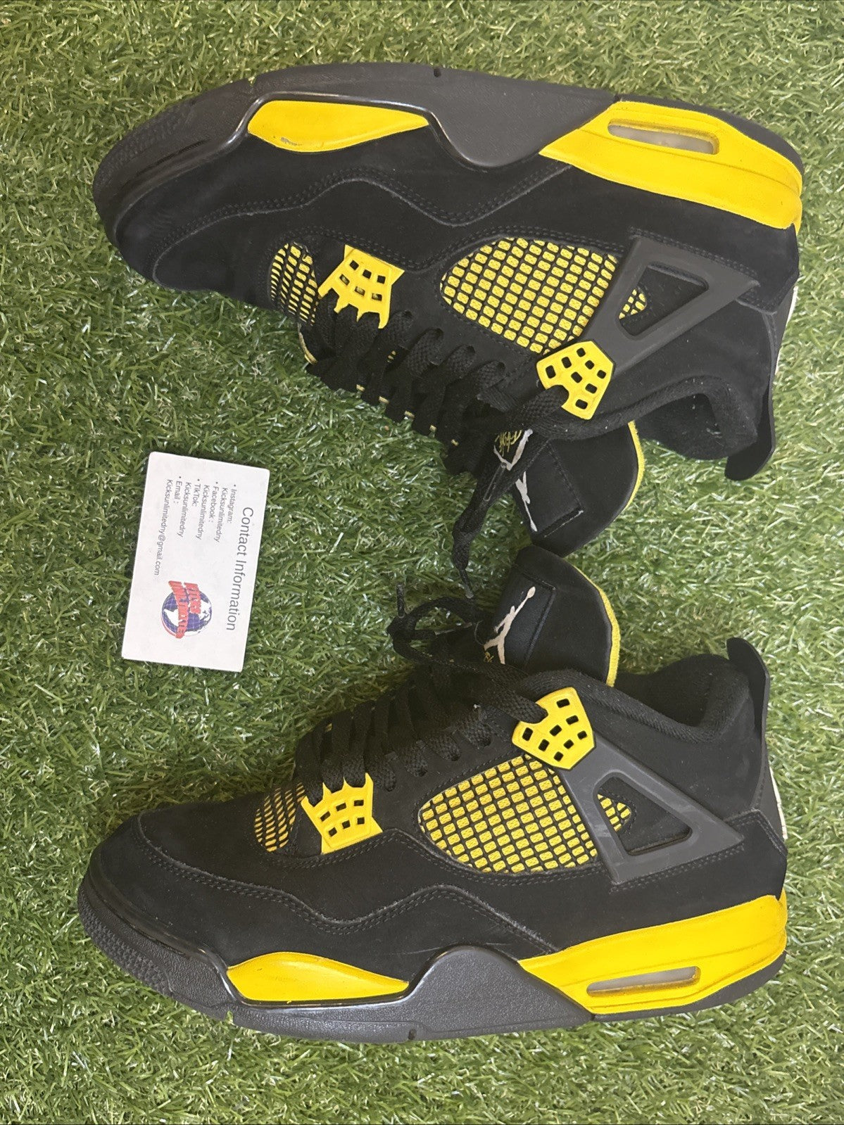 Size 8.5   Jordan 4 Retro Mid Thunder3