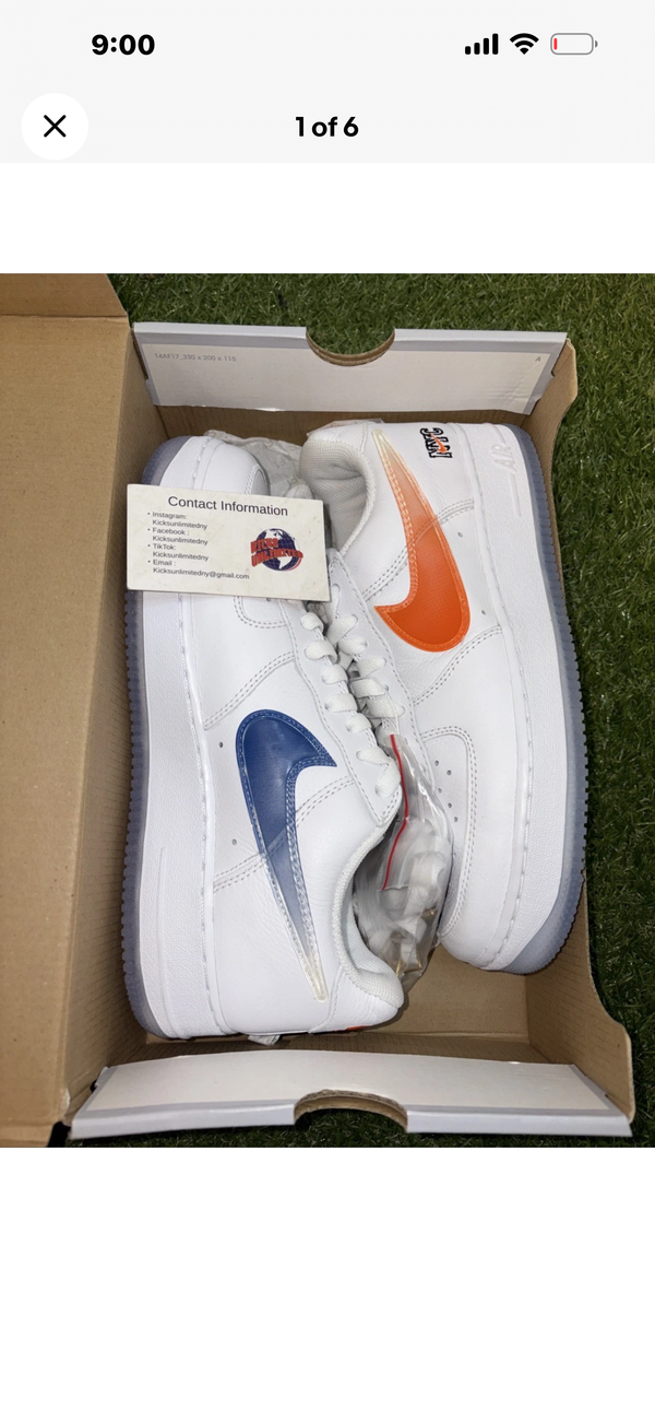 Nike Kith x Air Force 1 low NYC Home