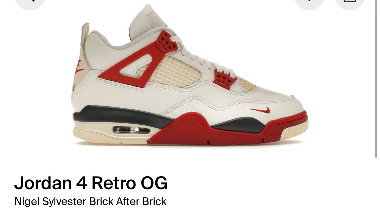 Jordan 4 brick after brick