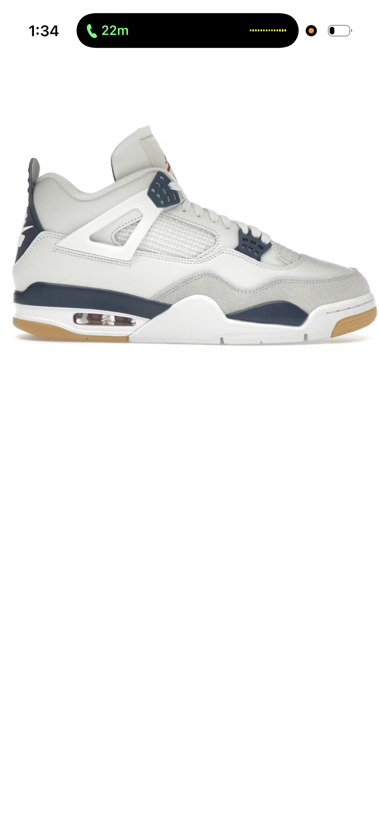 Jordan 4 sb navy