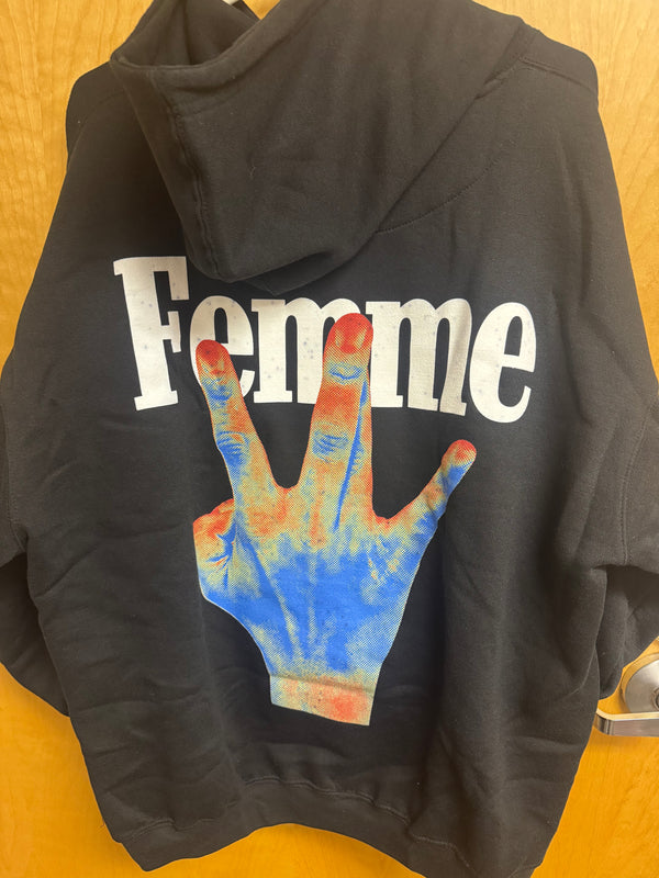 Homme x Femme Twisted Fingers Hoodie